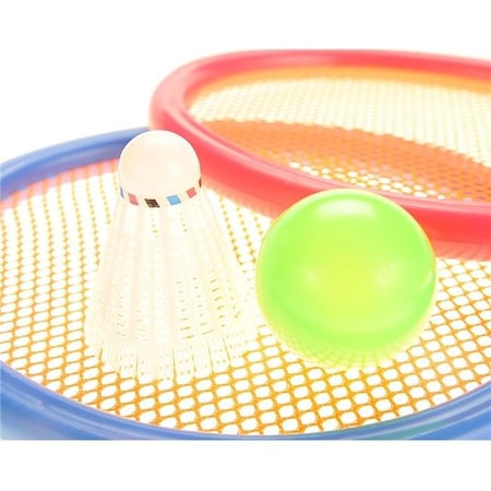 Azimport AZImport PS933G Badminton & Tennis Play Set with Easy to Grip Colorful Rackets PS933G